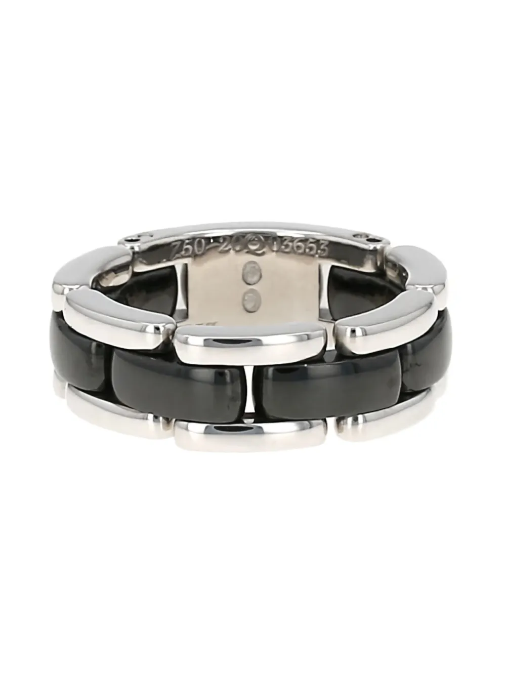 CHANEL Pre-Owned bague Ultra médium en or blanc | Homme | Image 2