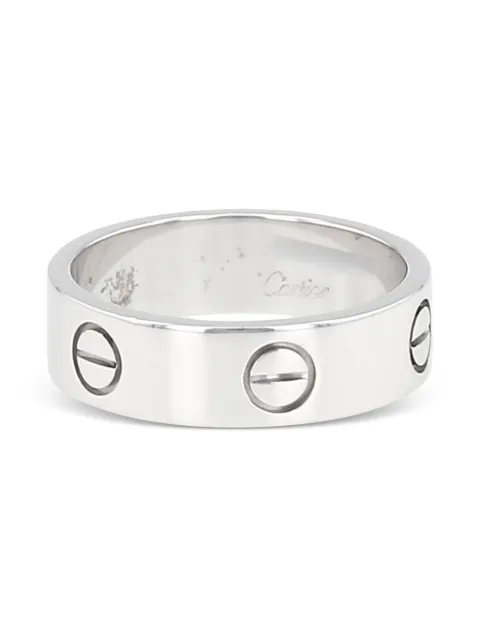 Cartier 1996 platinum Love ring