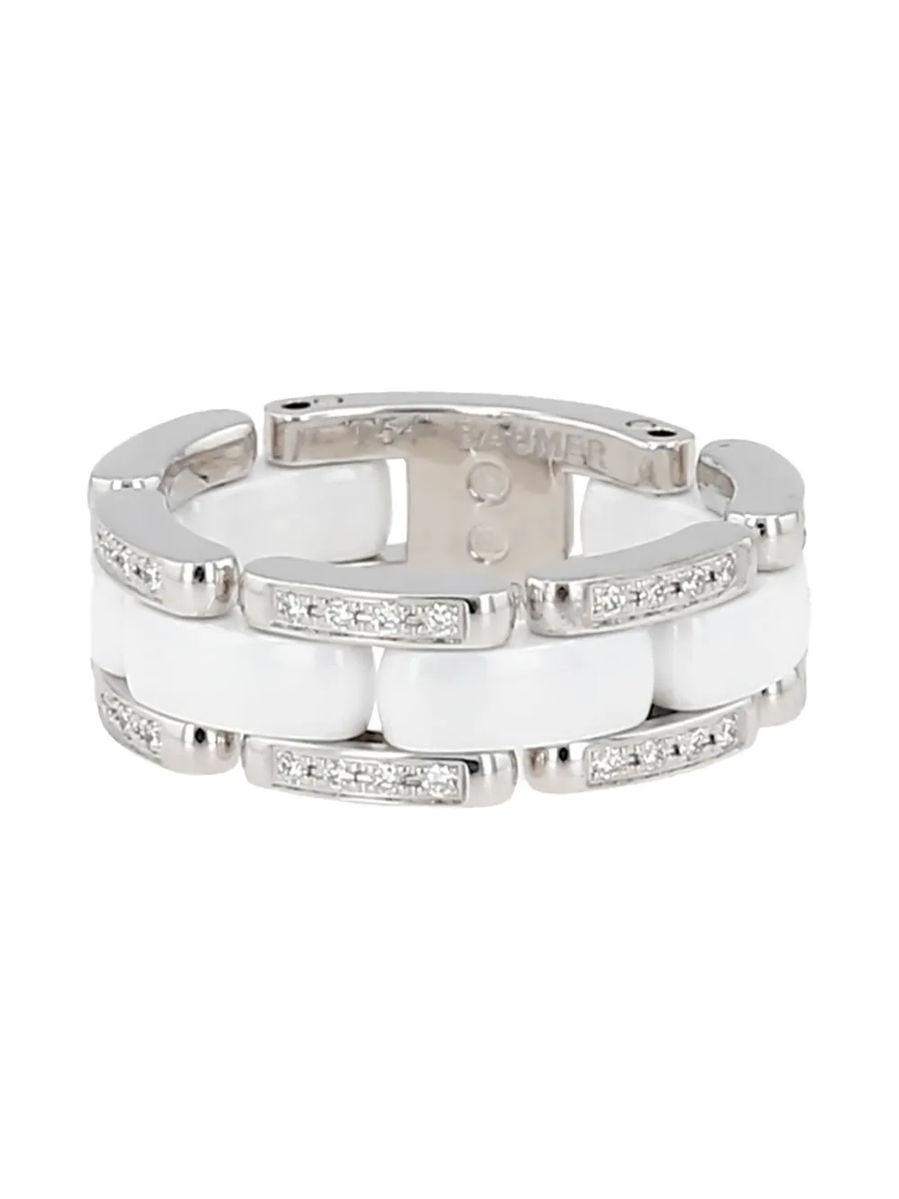 CHANEL Pre-Owned Ultra ダイヤモンド リング - ホワイト CHANEL Pre-Owned Ultra ダイヤモンド リング - ホワイト