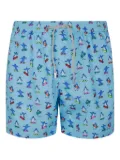 MC2 Saint Barth lightweight swim shorts - Blue