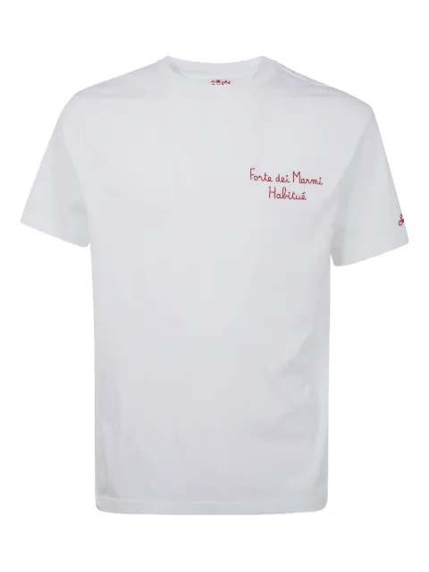 MC2 Saint Barth slogan-embroidered T-shirt