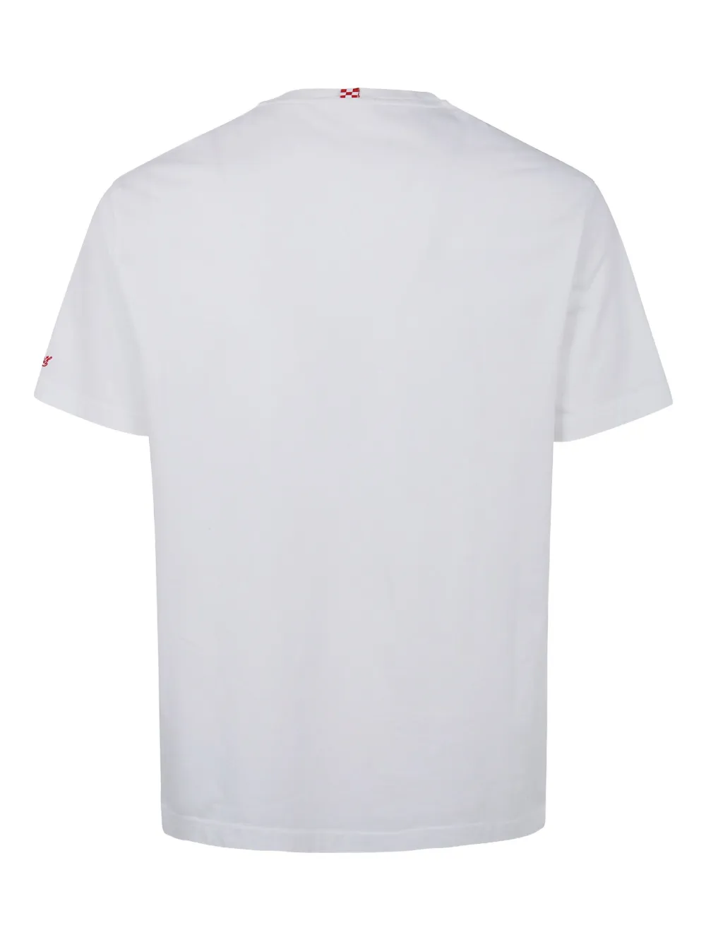 MC2 Saint Barth slogan-embroidered T-shirt - Wit