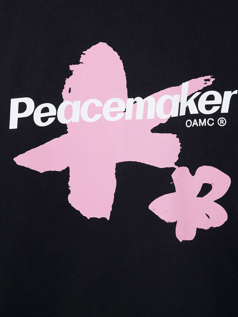 OAMC Gelaagd T-shirt Zwart