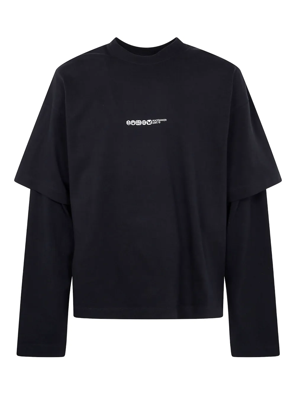 OAMC double-layer T-shirt | Black | Image 1