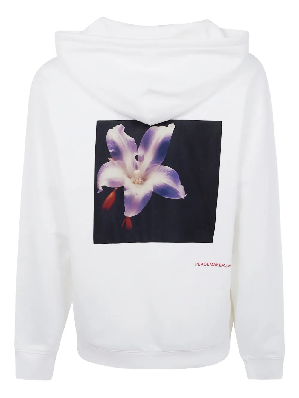 OAMC graphic-print hoodie - Wit