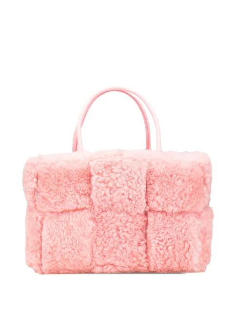 Bottega Veneta Pre-Owned 2012-2024 Small Shearling Intrecciato Arco tote bag