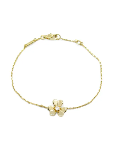 Van Cleef & Arpels 2010s 18K yellow gold Frivole diamond bracelet 