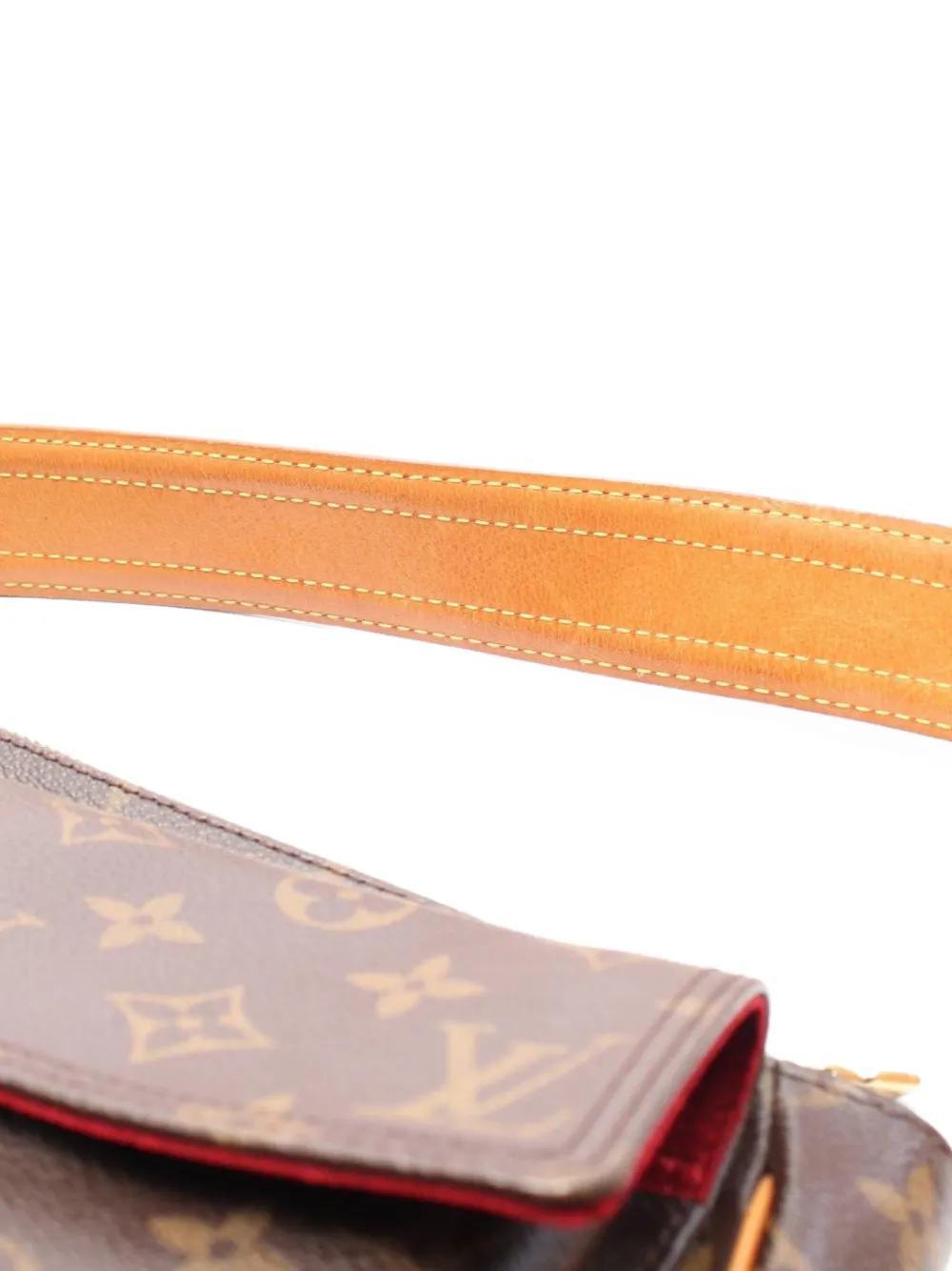 Pre-owned Louis Vuitton 2003 Vivacite Gm Shoulder Bag In Brown