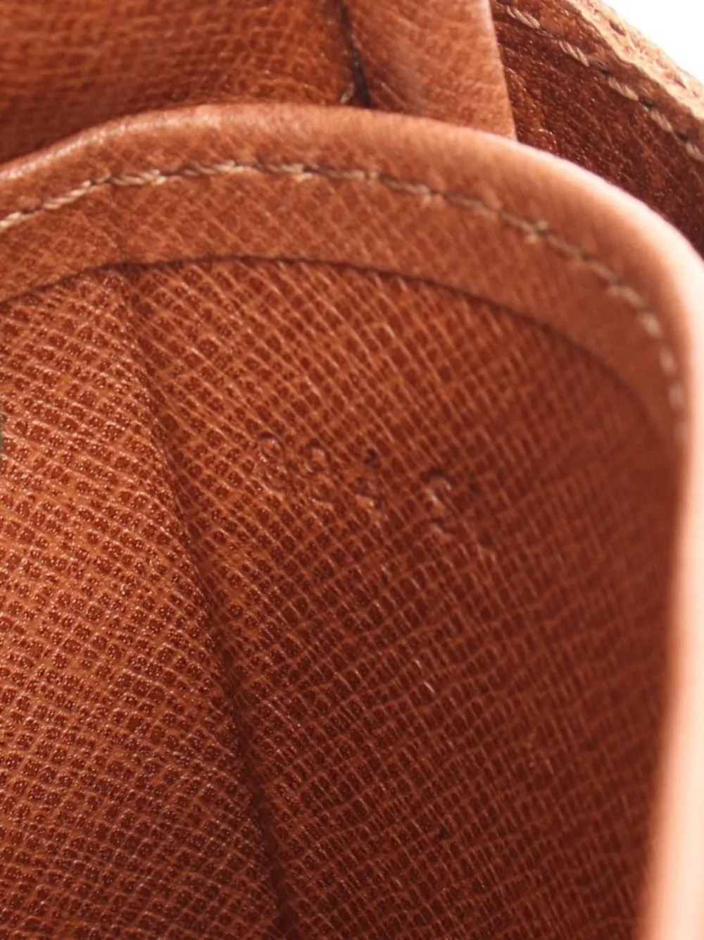 Pre-owned Louis Vuitton 1988 Cartesier Mm Shoulder Bag In Brown