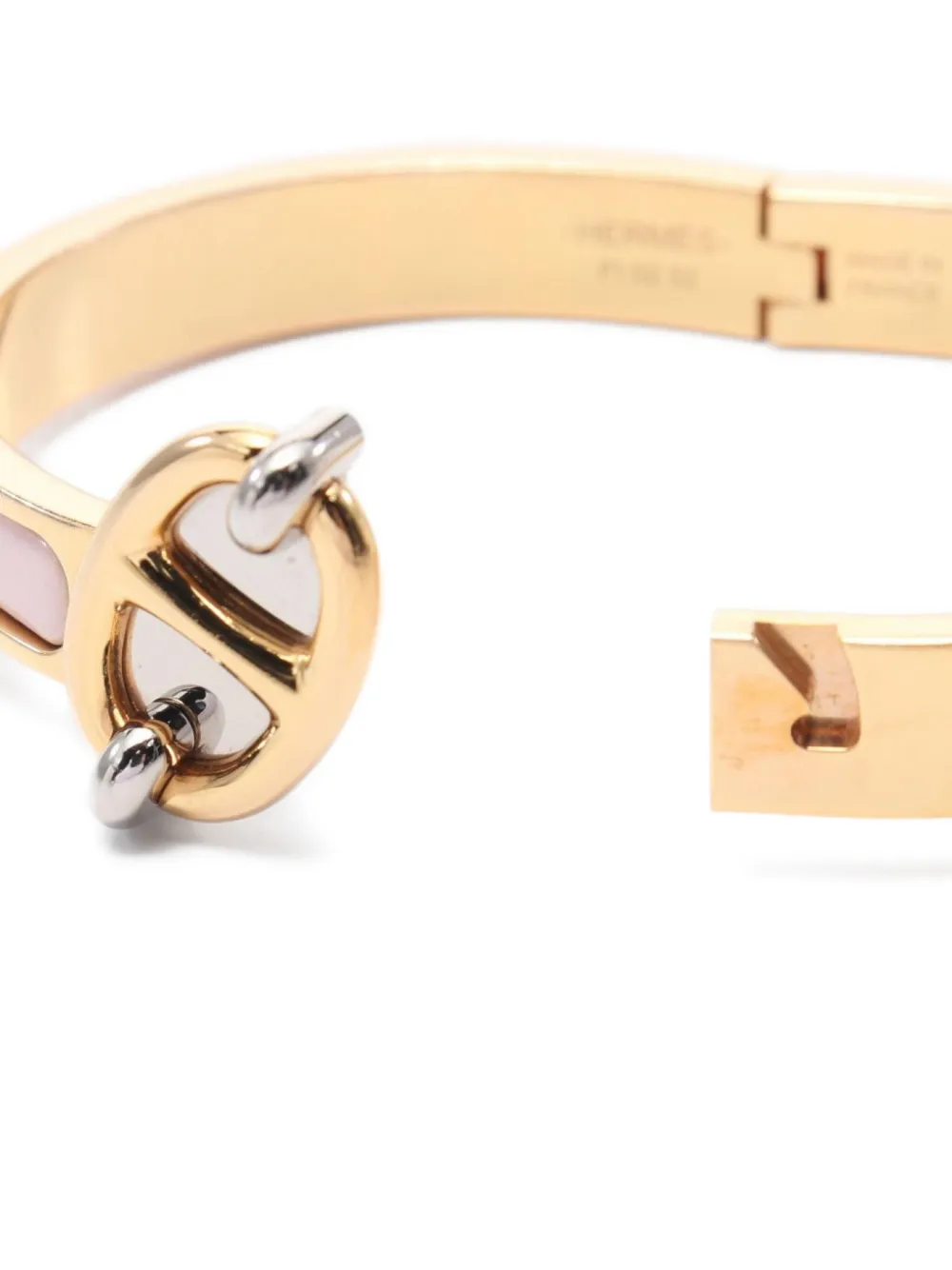 Pre-owned Hermes 2010s Chaine D'ancre Bangle Bracelet
