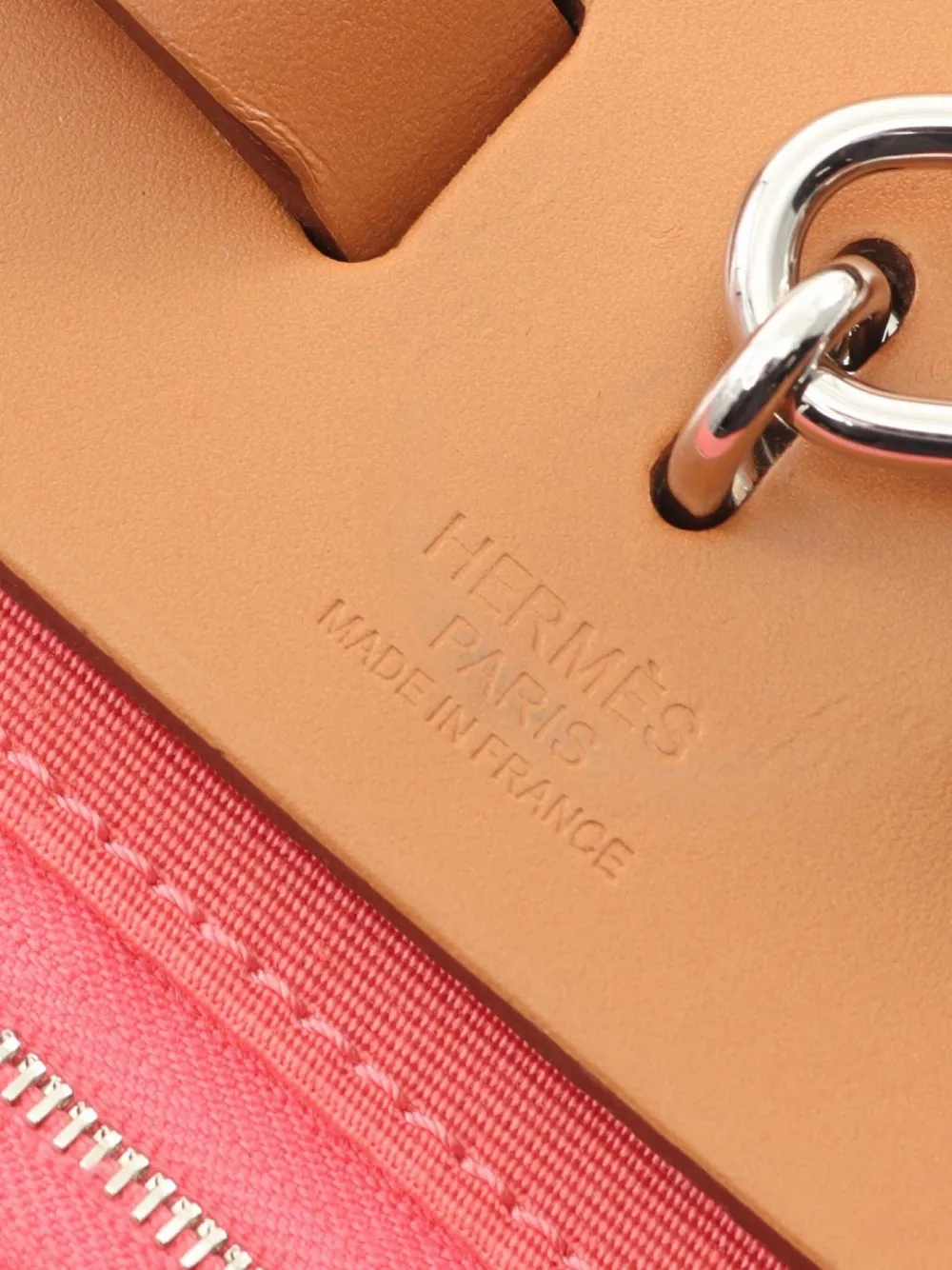 Pre-owned Hermes 2017 Herbag Pm Two-way Handbag In Pink