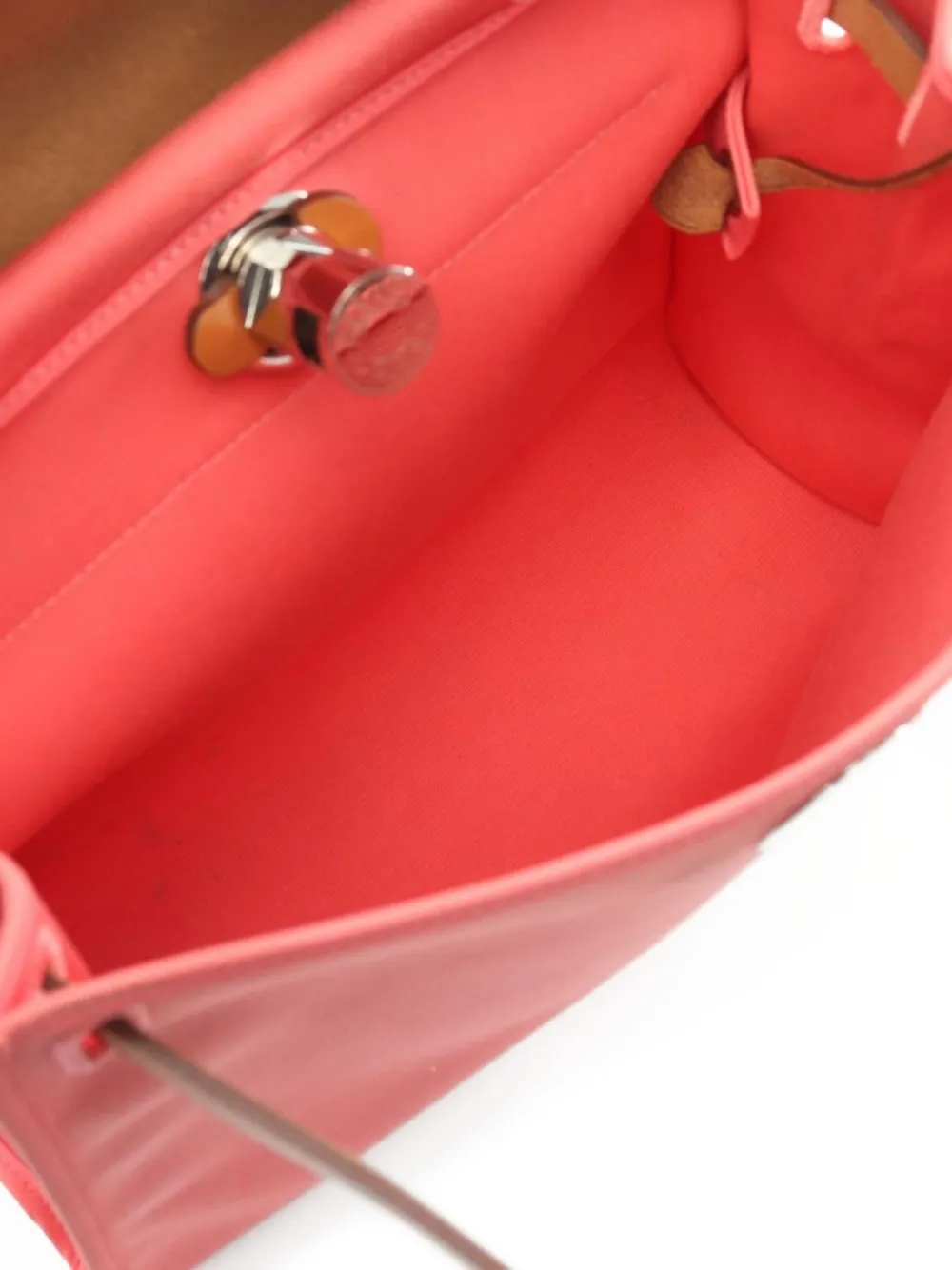 Pre-owned Hermes 2017 Herbag Pm Two-way Handbag In Pink