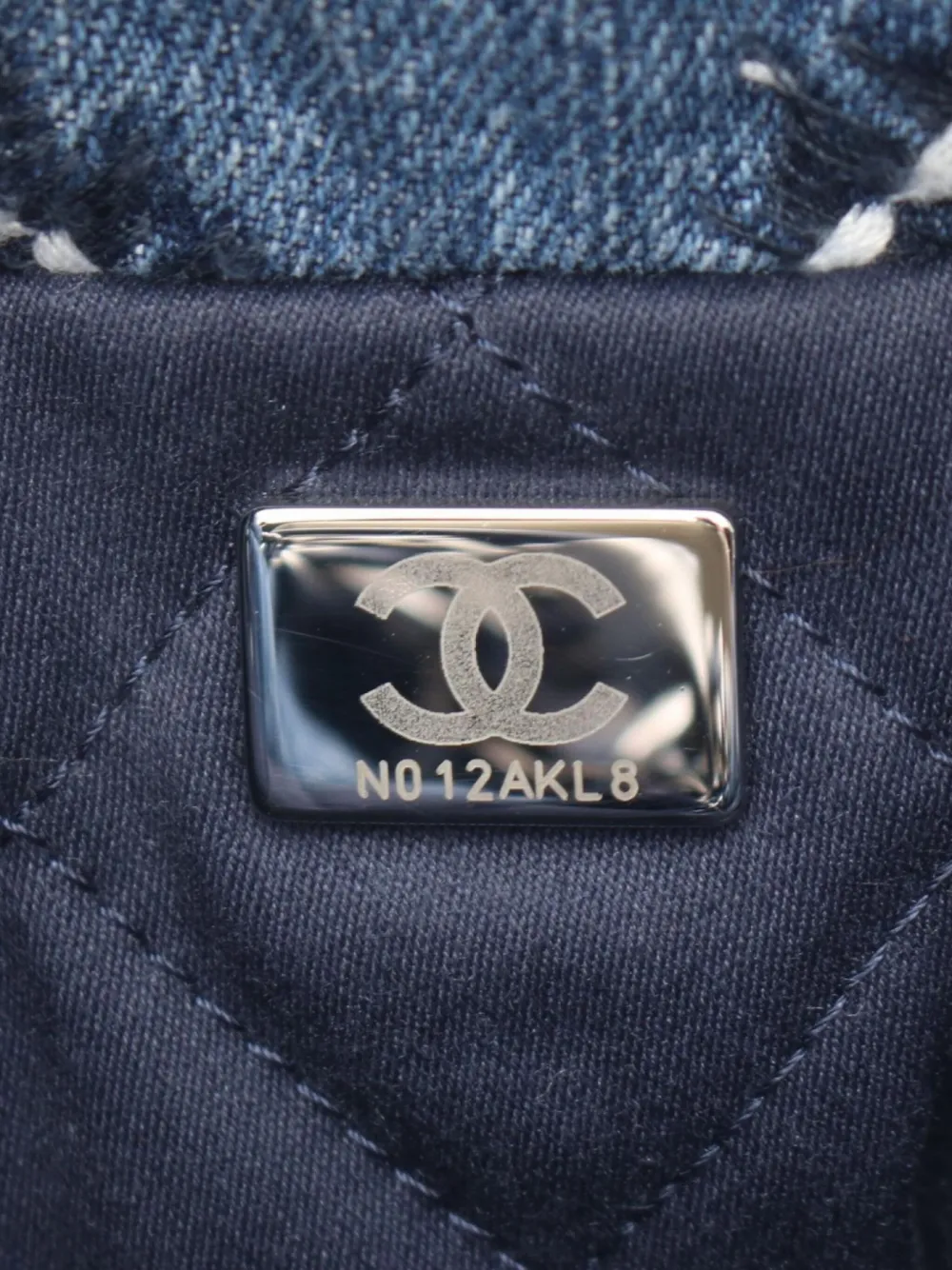 Pre-owned Chanel 2021 Mini 22 Shoulder Bag In Blue