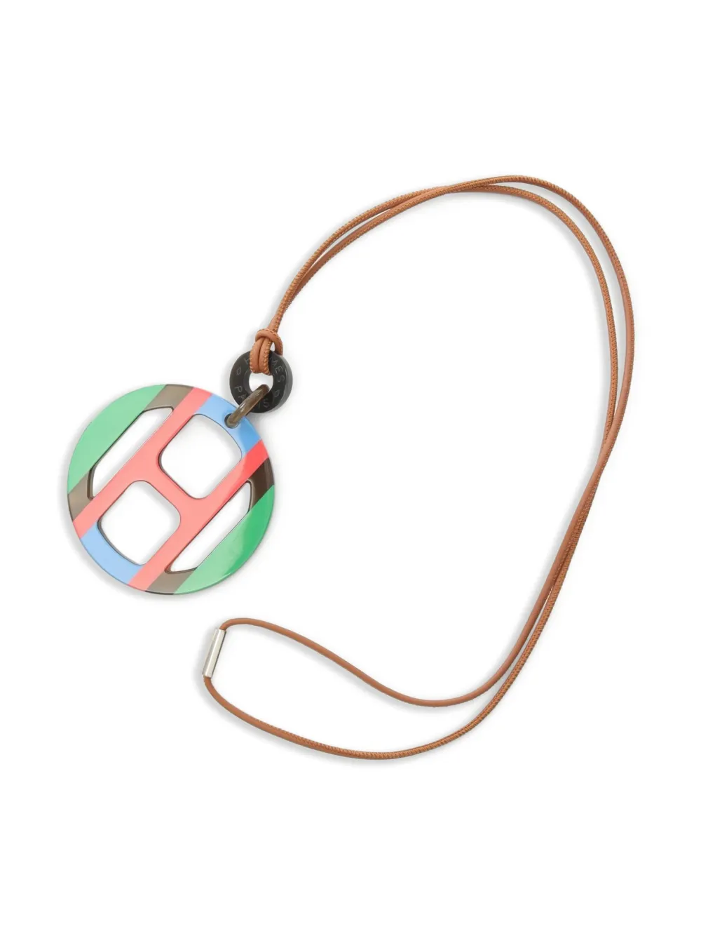 Hermès Pre-Owned 2010s H Equipe-charm necklace | Image 2