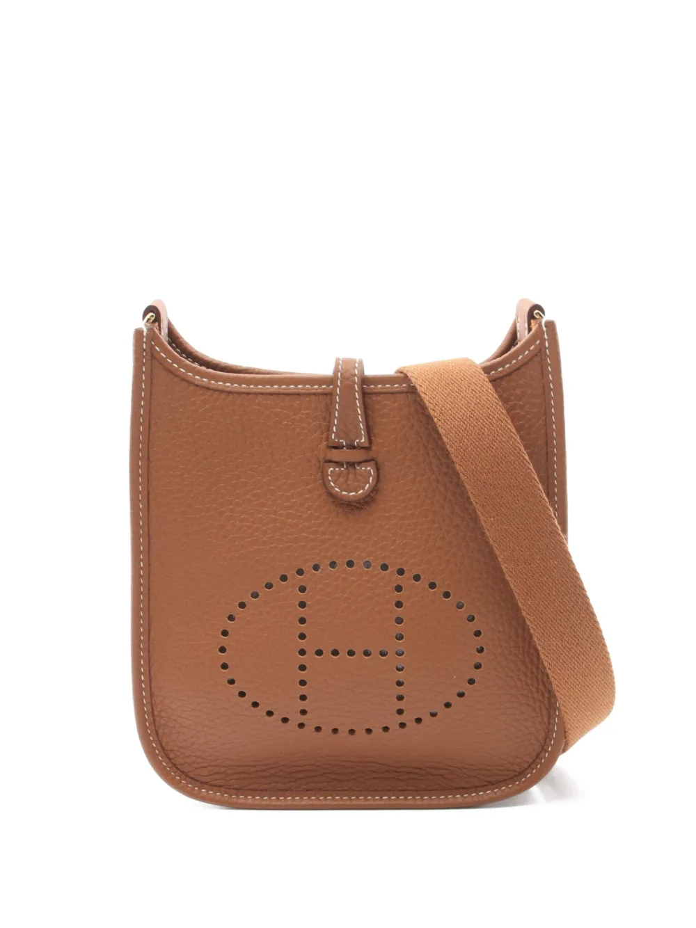 Hermès Pre-Owned 2024 エヴリン PM ハンドバッグ - ブラウン Hermès Pre-Owned 2024 エヴリン PM ハンドバッグ - ブラウン