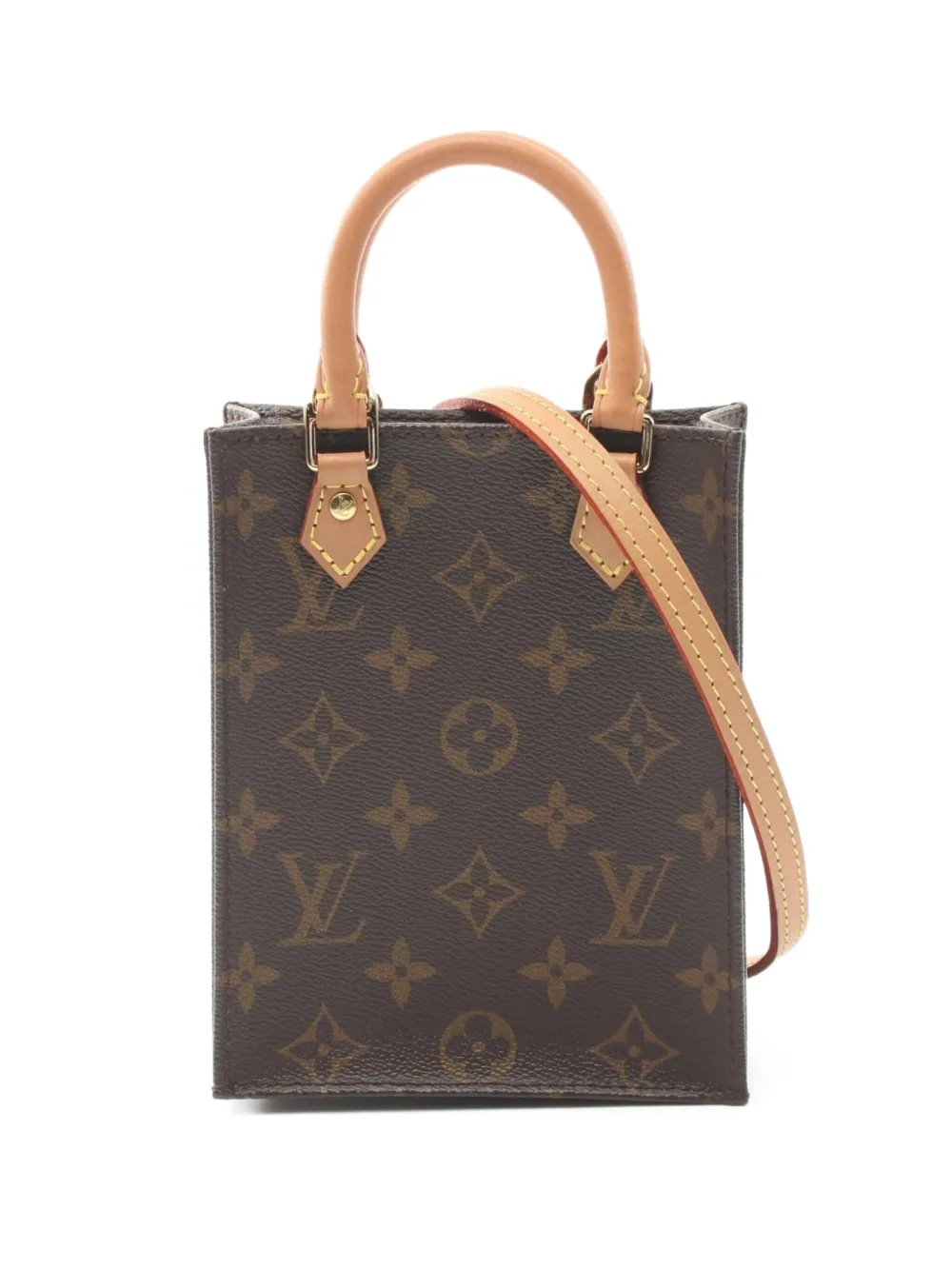 Louis Vuitton Pre-Owned 2021 プチ サックプラ ハンドバッグ - ブラウン Louis Vuitton Pre-Owned 2021 プチ サックプラ ハンドバッグ - ブラウン