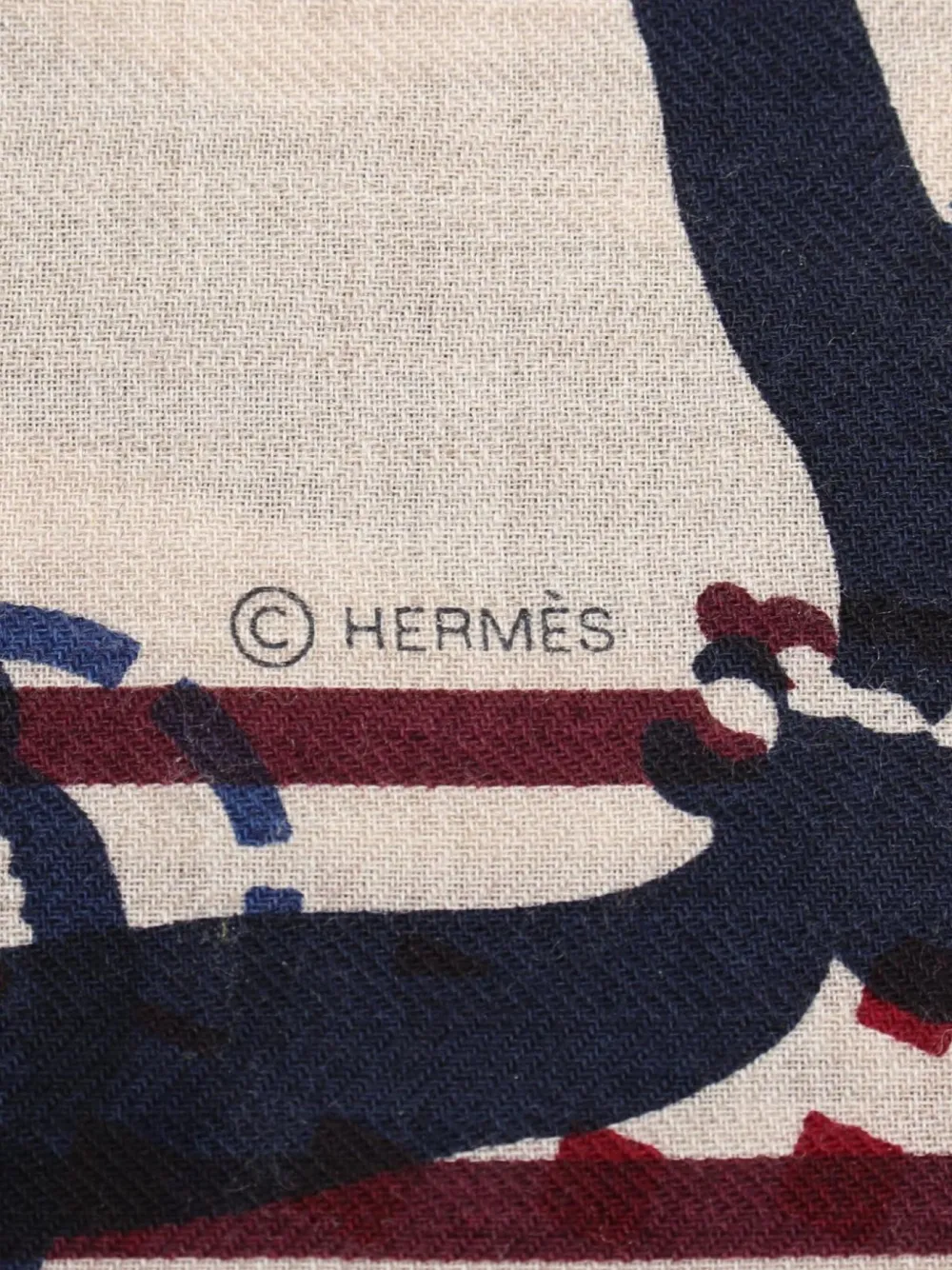 Hermès Pre-Owned mascada Concours D'Etriers 2000 | Image 2