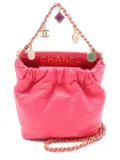CHANEL Pre-Owned 2021 Interlocking CC-charms shoulder bag - Pink