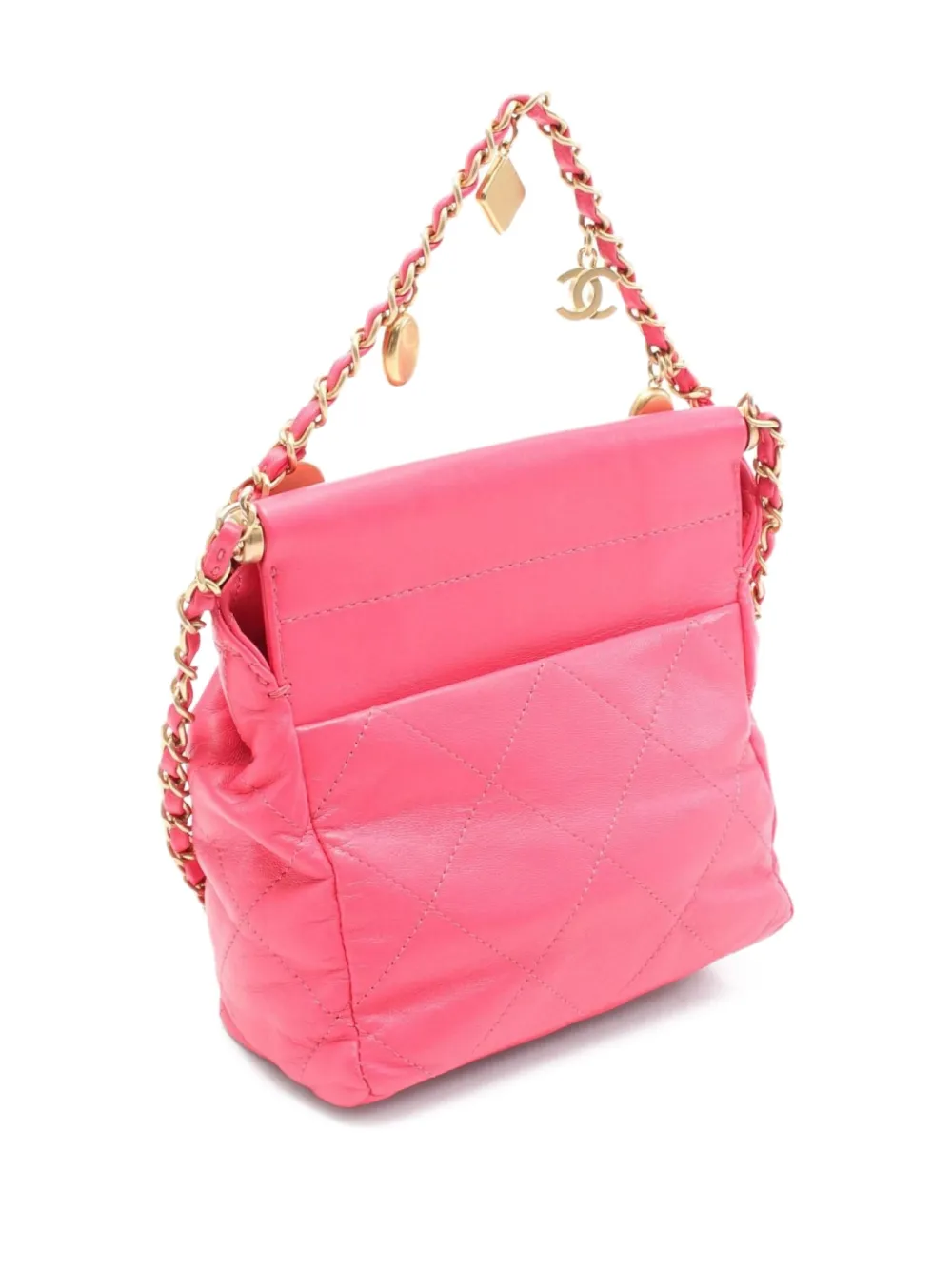 CHANEL Pre-Owned 2021 Interlocking CC-charms shoulder bag | Pre-Owned | Image 2