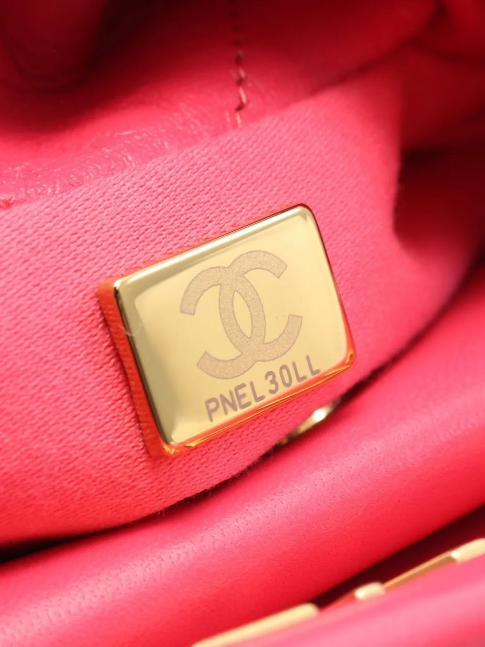 Pre-owned Chanel 2021 Interlocking Cc-charms Shoulder Bag In Pink