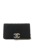 CHANEL Pre-Owned 2014 Interlocking CC-logo shoulder bag - Black