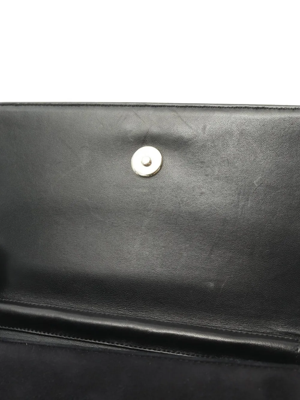 Pre-owned Chanel 2014 Interlocking Cc-logo Shoulder Bag In Black