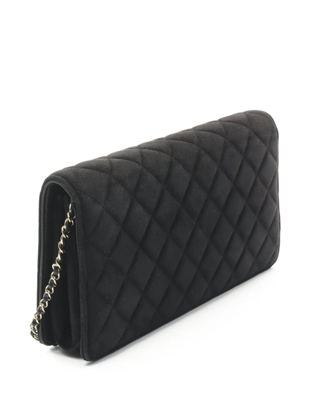 Pre-owned Chanel 2014 Interlocking Cc-logo Shoulder Bag In Black
