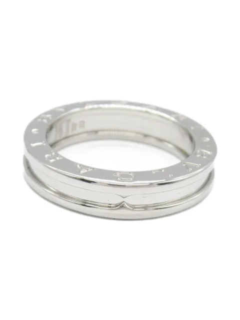 Bvlgari Pre-Owned 2010s 18K white gold B Zero One ring