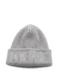 Loewe Pre-Owned 2010s logo-embroidered beanie - Grey