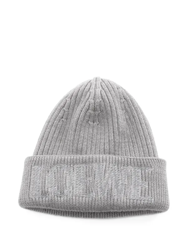 【新品未使用】LOEWE ロエベ ビーニー ロエベ ビーニー（ウール） ブラック - LOEWE