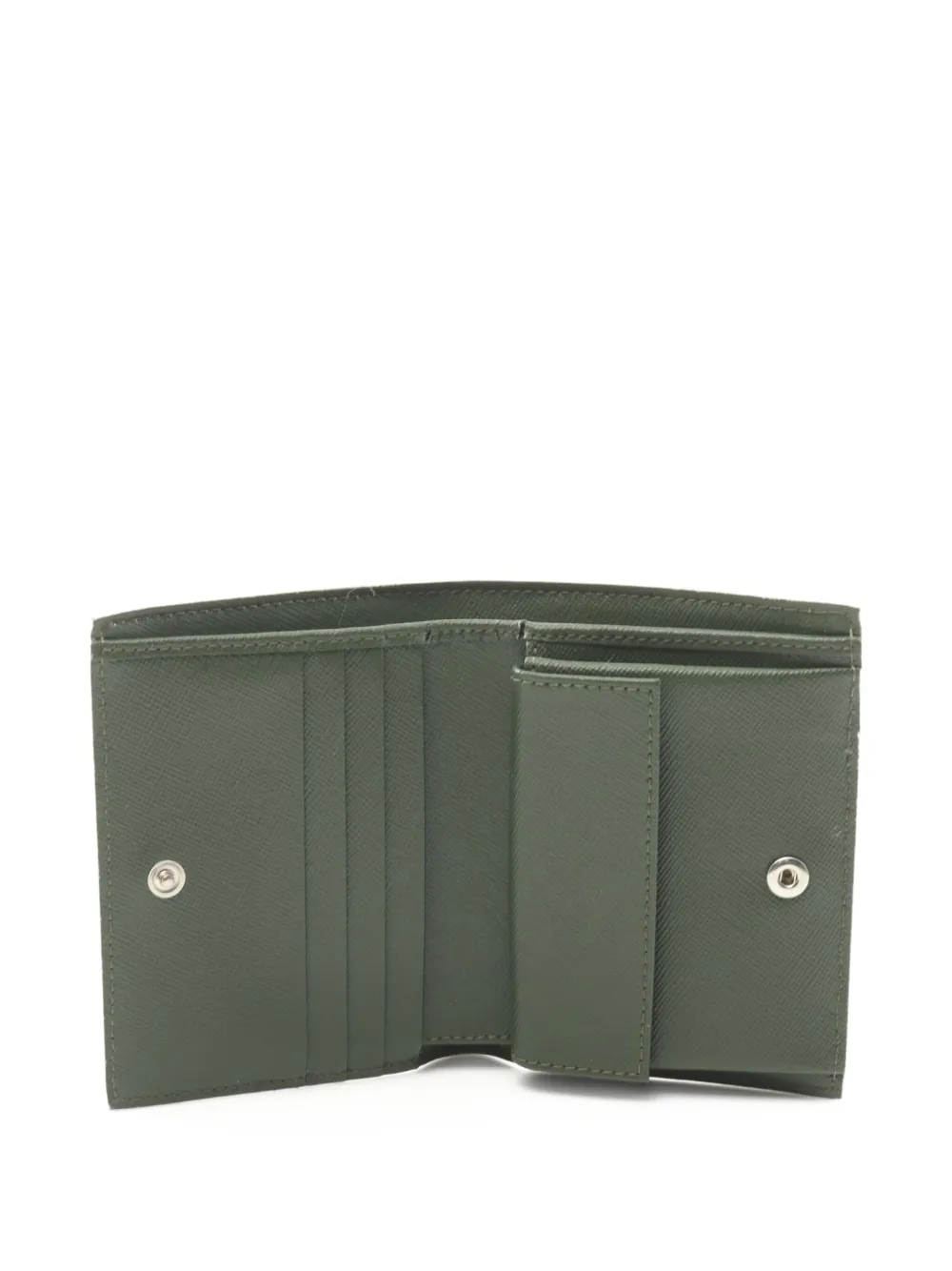 Pre-owned Marni 2000s Leather Wallet In Green