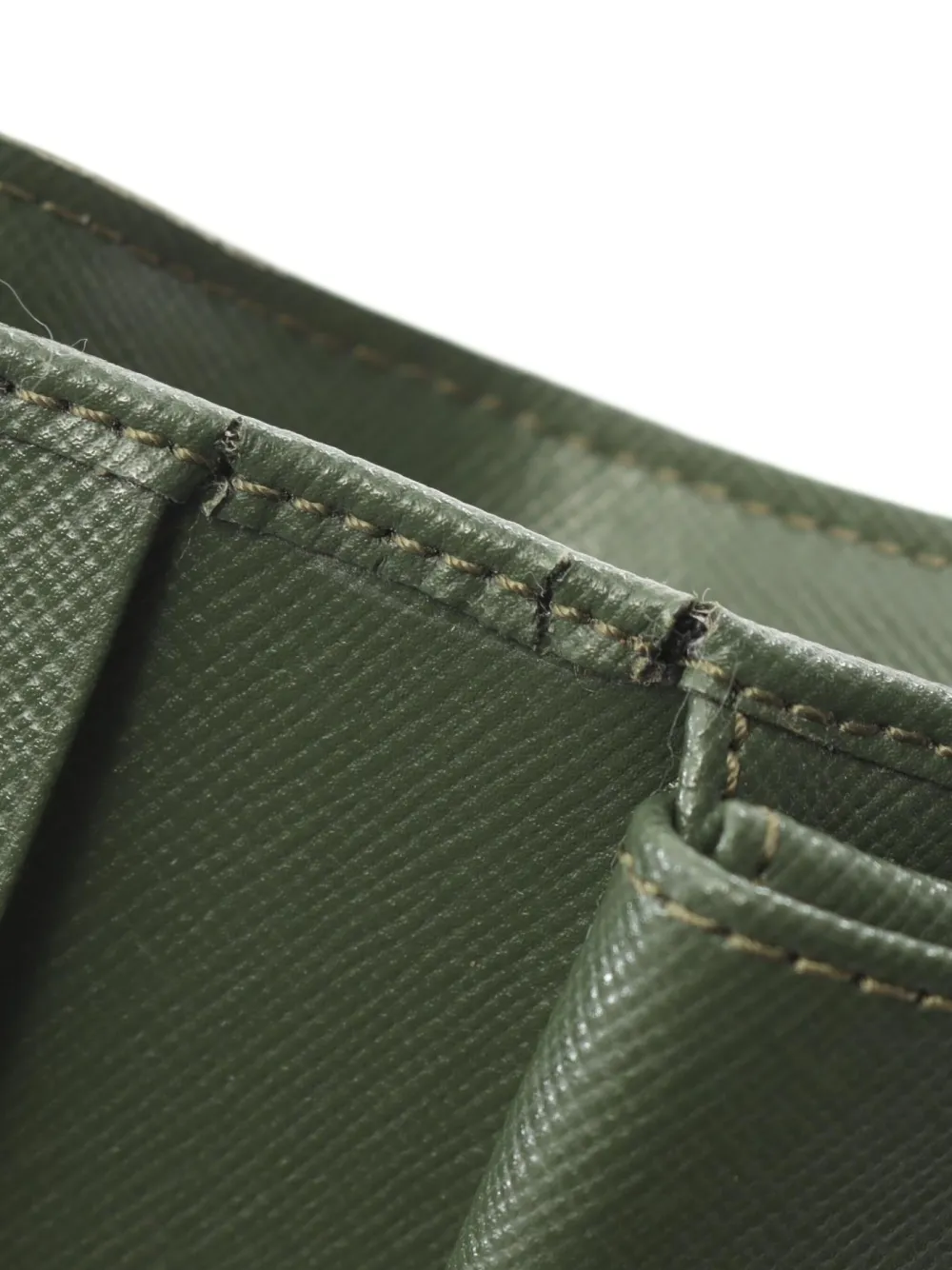 Pre-owned Marni 2000s Leather Wallet In Green