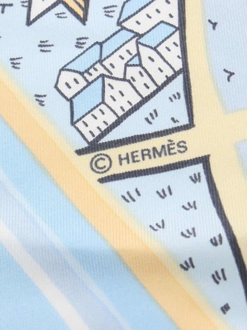 Hermès Pre-Owned mascada Les Amoureux 2000 | Image 2
