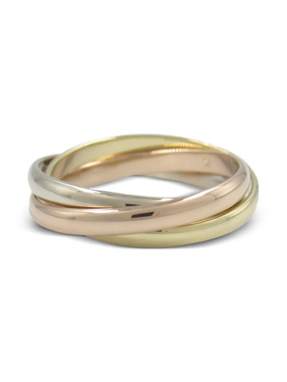 Cartier 2010s トリニティ リング 18Kゴールド - ゴールドトーン Cartier 2010s トリニティ リング 18Kゴールド - ゴールドトーン