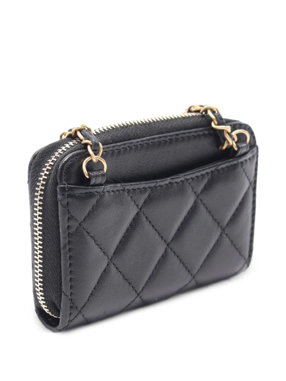 CHANEL Pre-Owned 2021-2022 Matelasse Chain wallet | Image 2