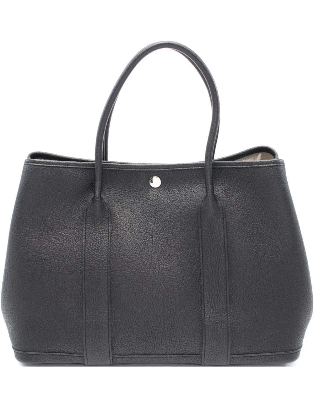 Hermès Pre-Owned 2017 ガーデンパーティー PM ハンドバッグ - ブラック Hermès Pre-Owned 2017 ガーデンパーティー PM ハンドバッグ - ブラック