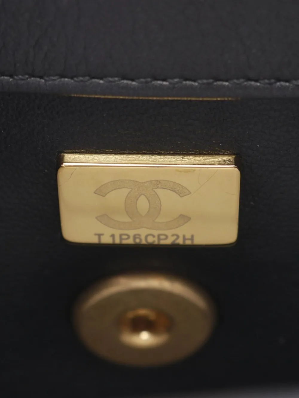 Pre-owned Chanel 2021 Coco Handle Handbag In Black