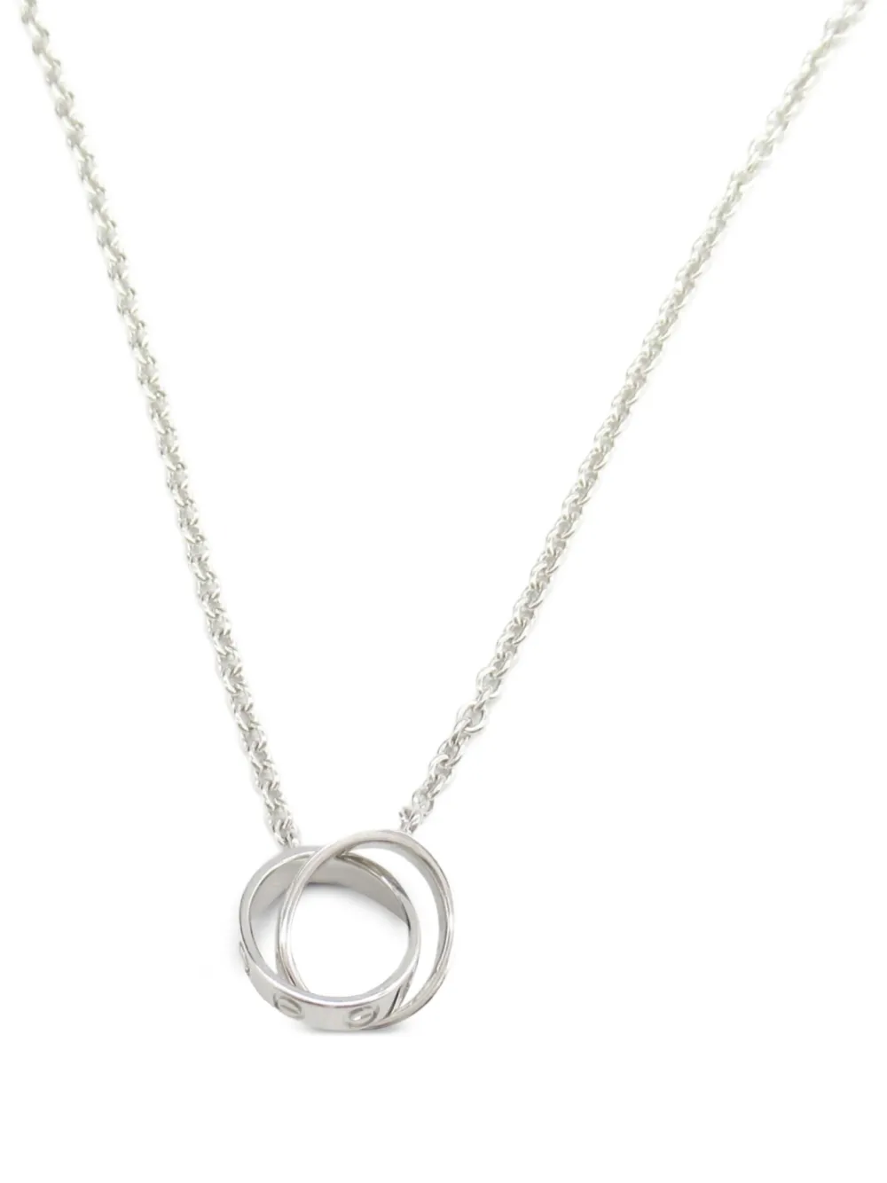Cartier 2010s ベビーラブ ネックレス 18Kホワイトゴールド - シルバートーン Cartier 2010s ベビーラブ ネックレス 18Kホワイトゴールド - シルバートーン