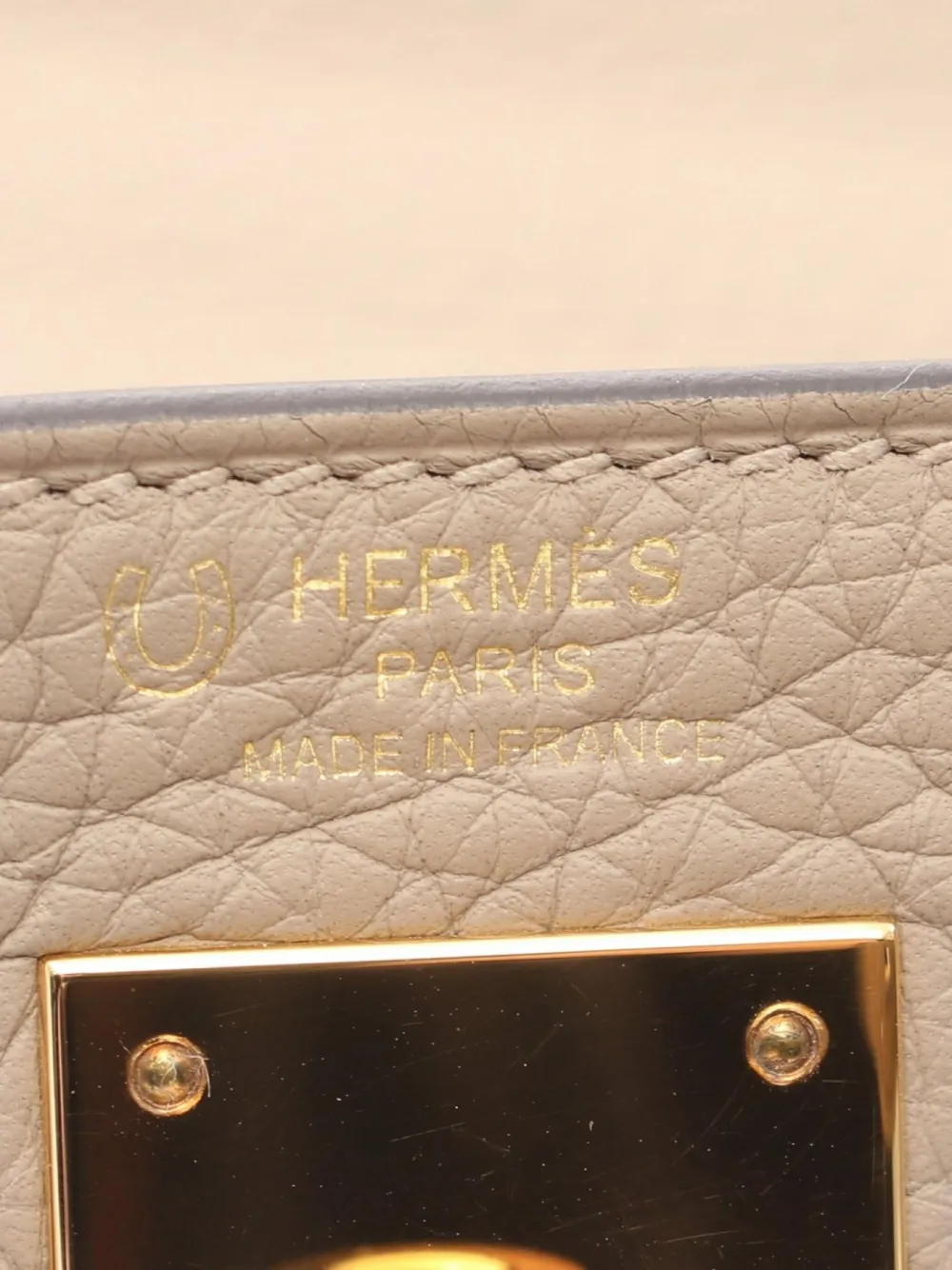 Pre-owned Hermes 2021 Kelly 28 Sellier Two-way Handbag In Neutral