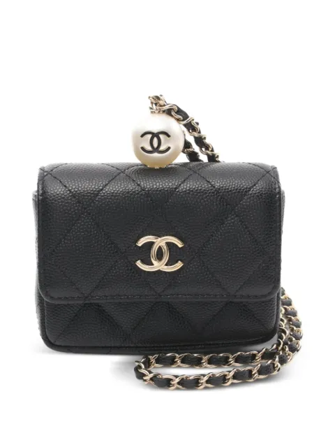 CHANEL Pre-Owned porte-monnaie à rabat (2021-2022)