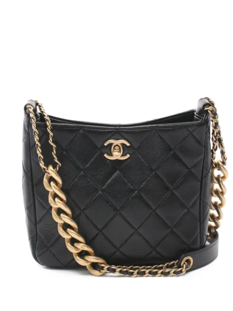 CHANEL Pre-Owned 2021 small Matelasse hobo bag 
