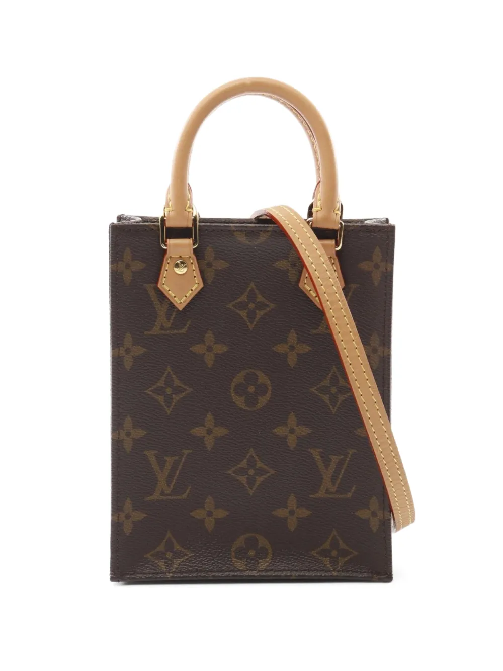 Louis Vuitton Pre-Owned 2020 プチ サックプラ ハンドバッグ - ブラウン Louis Vuitton Pre-Owned 2020 プチ サックプラ ハンドバッグ - ブラウン