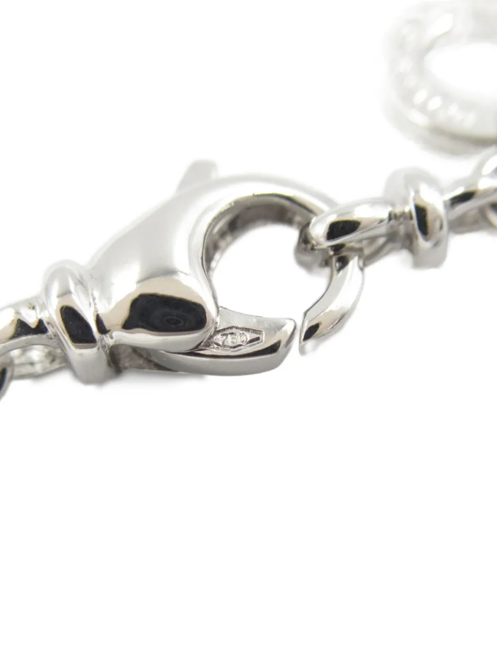 Pre-owned Bvlgari 2010s 18k White Gold   Diamond Pendant Necklace
