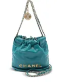 CHANEL Pre-Owned 2021 mini 22 handbag - Green