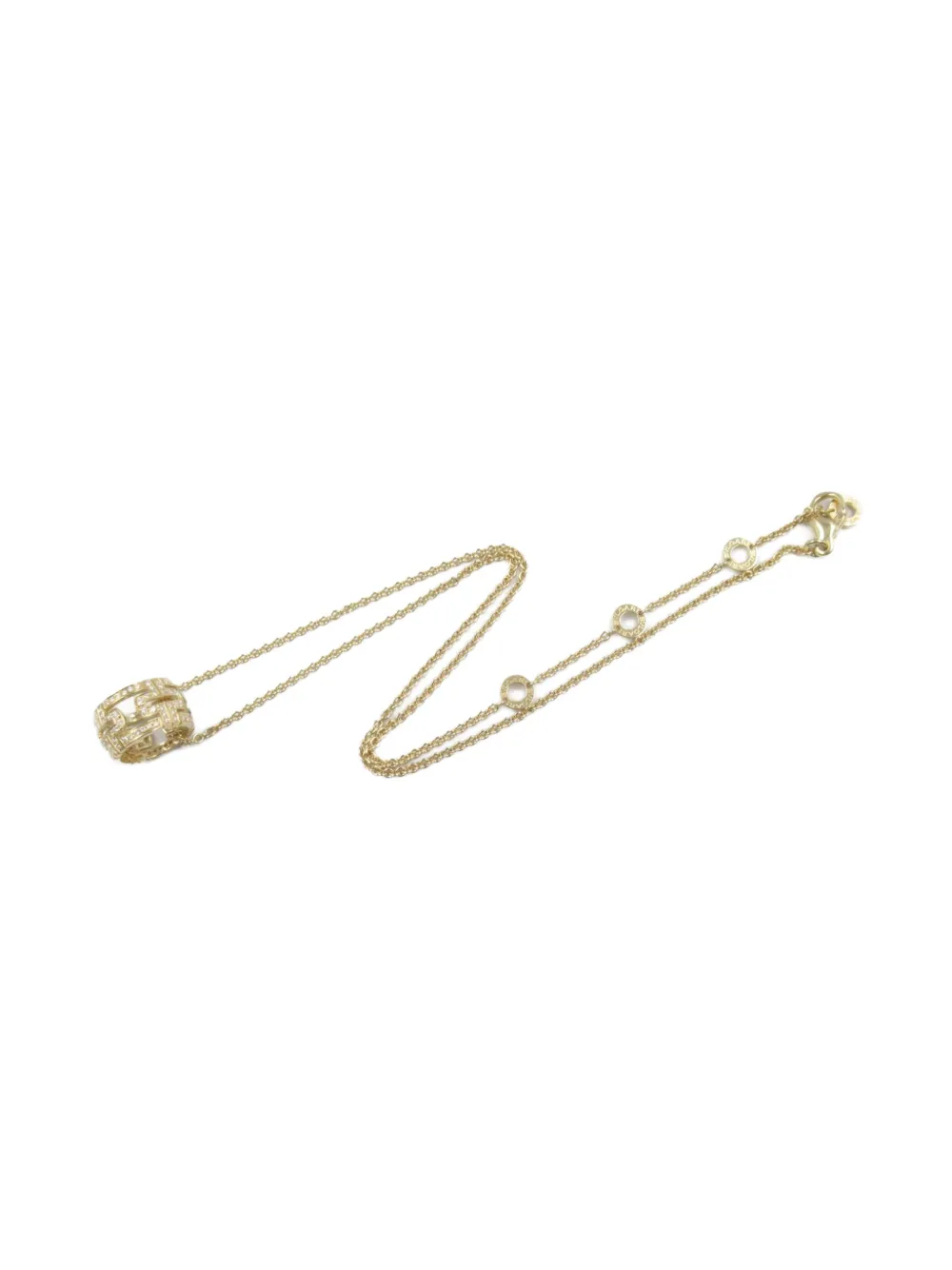 Bvlgari Pre-Owned 2010s 18K yellow gold Parentesi diamond necklace | Image 2