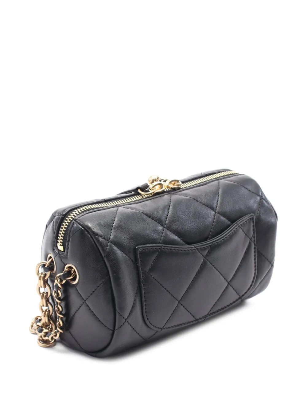 Pre-owned Chanel 2021 Mini Bowling Shoulder Bag