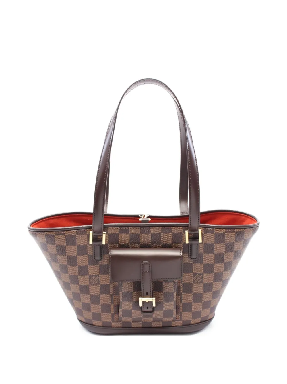Louis Vuitton Pre-Owned 2005 マノスク PM ショルダーバッグ - ブラウン Louis Vuitton Pre-Owned 2005 マノスク PM ショルダーバッグ - ブラウン