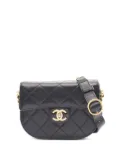 CHANEL Pre-Owned 2021-2022 Matelasse Chain handbag - Black