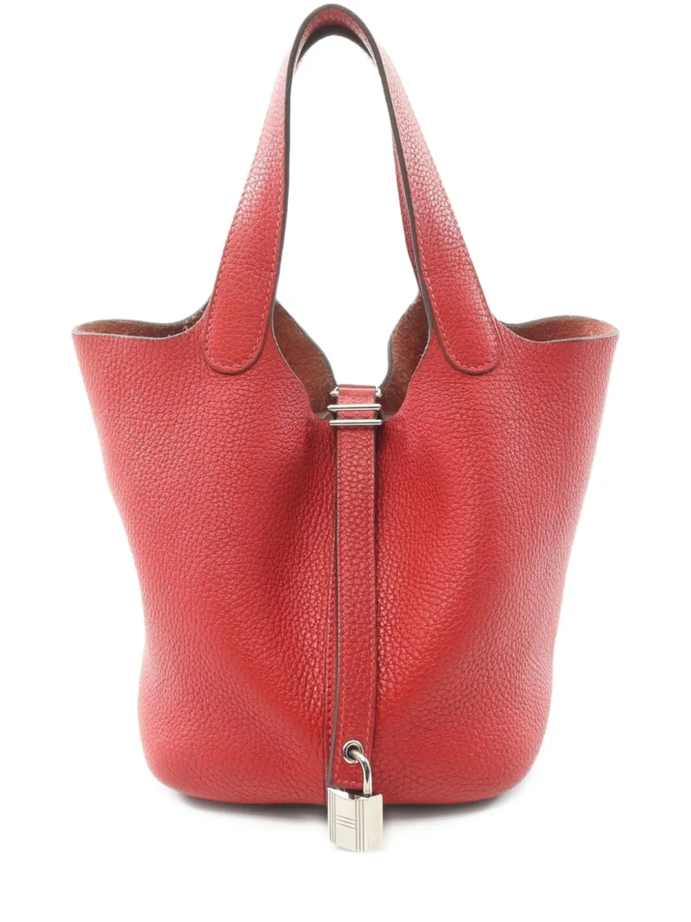 Hermès Pre-Owned 2016 ピコタン ロック PM ハンドバッグ - レッド Hermès Pre-Owned 2016 ピコタン ロック PM ハンドバッグ - レッド