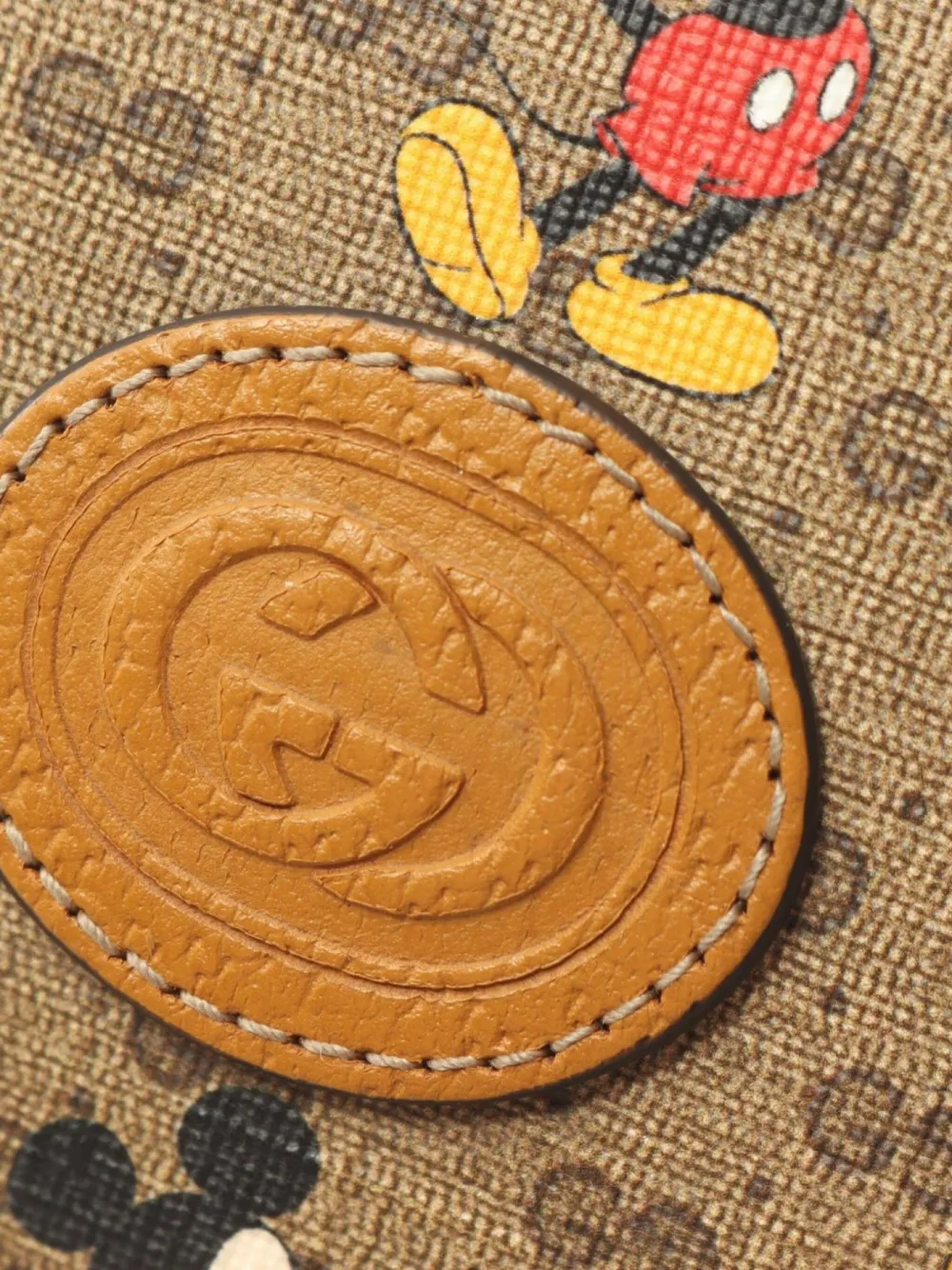 Pre-owned Gucci X Disney 2010s Mini Gg Supreme Backpack In Neutral